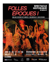 affiche spectacle Meaux - Folles Époques 2023