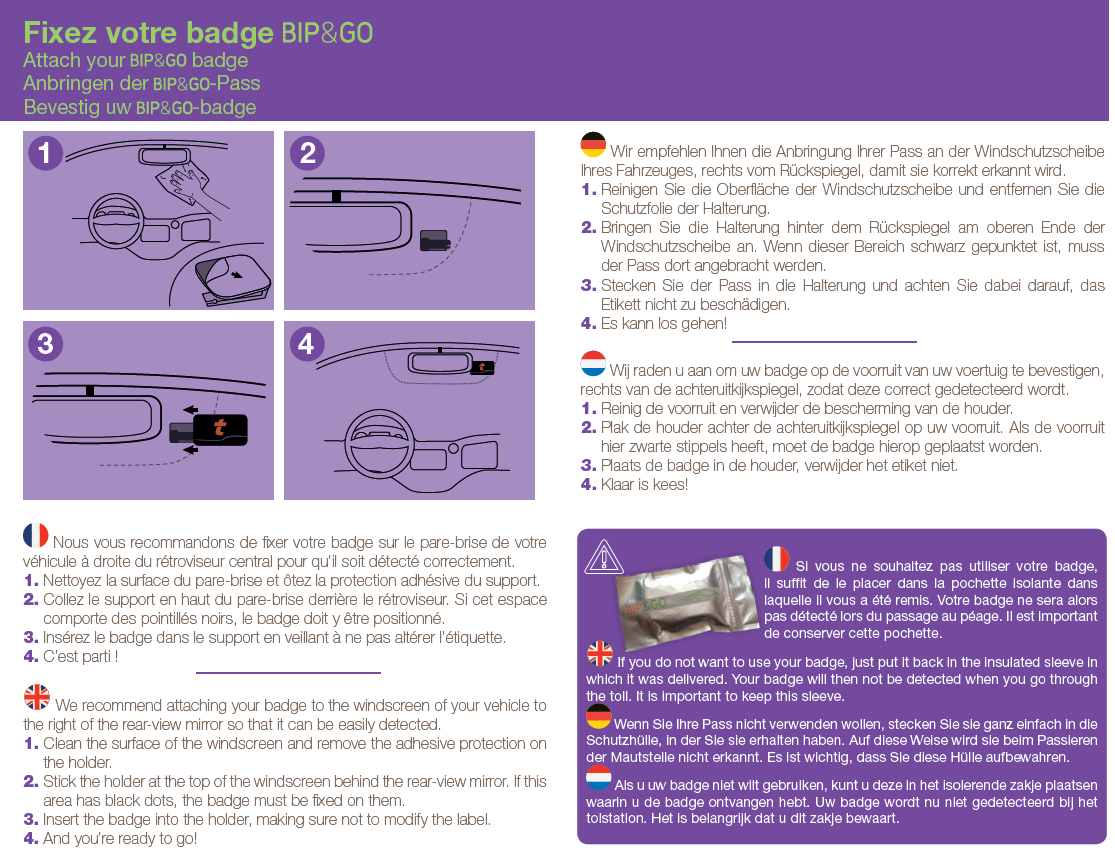 tag installation guidance